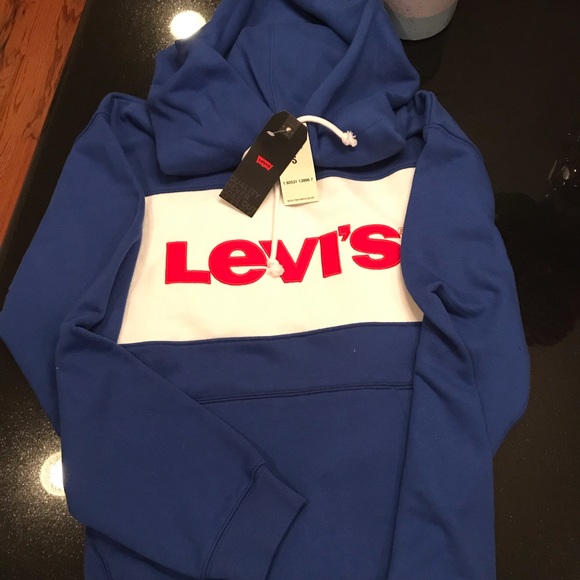 Levi’s Brand NWT Logo Hoodie Size Small - Picture 1 of 8